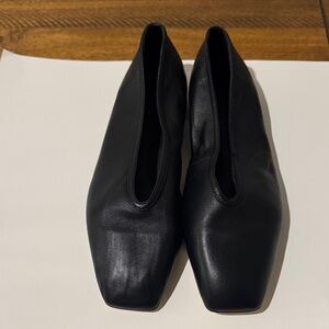 Tony Bianco Black Leather Loafers